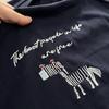 Korean Style Cartoon Zebra Embroidered Cotton T-Shirt - Women's Summer Short Sleeve Loose Fit