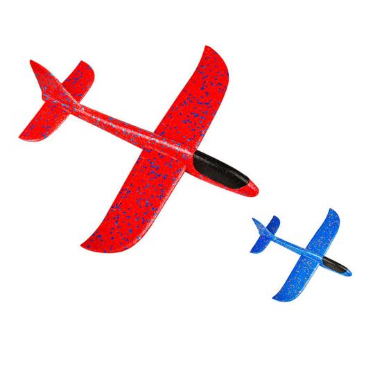 Large Foam Glider with Loop Roll Capability Hand Throw Airplane Toy for Kids Outdoor Flying Toy for Boys Girls Crash-Resistant Outdoor Toy for