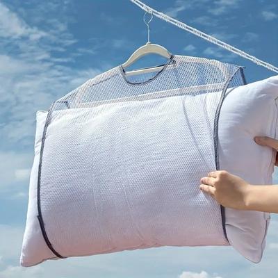 1/2 pezzi Rete Multifunzionale per Asciugare la Biancheria per Cuscini e Giocattoli, Cura dei Tessuti, Salvaspazio e Organizzatore Sacca a Rete