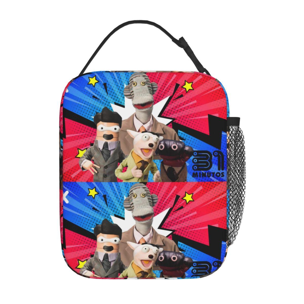 31 Minutos Chilean Comedy Insulated Lunch Bag High Capacity Tulio Trivino Reusable Cooler Bag Tote Lunch Box College Outdoor One Size