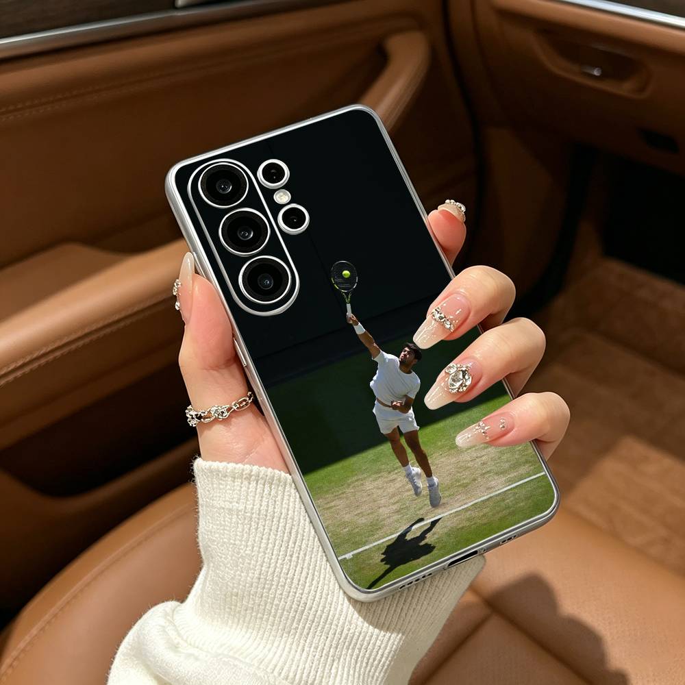 C-Carlos -A-Alcaraz-Tennis Phone Case For Samsung S25,S24,S21,S22,S23,S30,Ultra,S20,Plus,Fe,Lite Transparent Cover