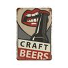Vintage Metal Tin Sign Spam Hot Dogs Retro Wall Art for Man Cave Bar Decor