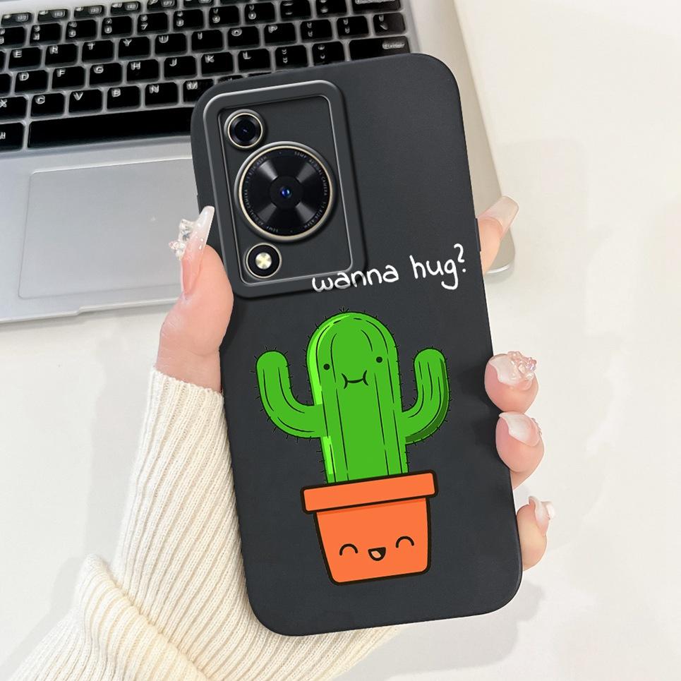 For Cover Huawei Nova Y72 / Nova Y72 MGA-LX3 Gothic Style Moon Night View Avocado Painting Case Bumper Soft Matte Silicone Funda