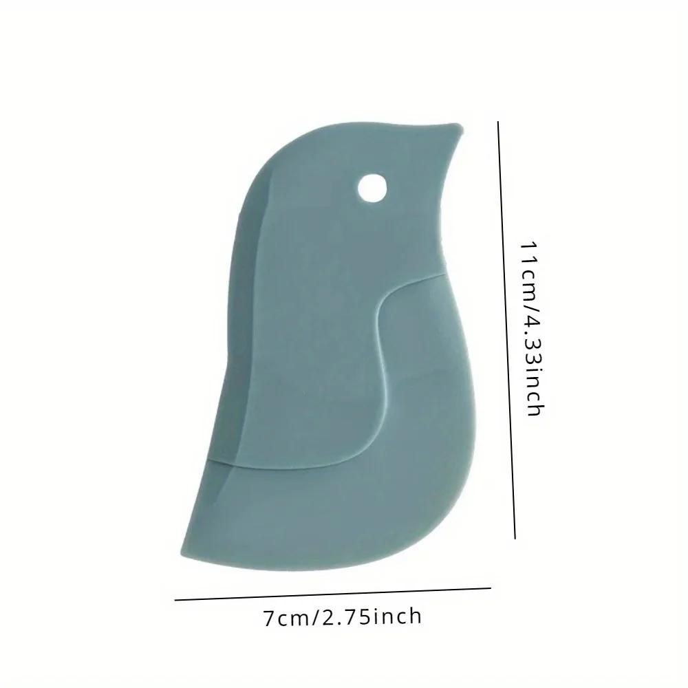 1PC Household Kitchen Multifunctional Soft Scraper Dirt and Grease Cleaning Tool Silicone Scraper To Clean Pots and Oil Stains