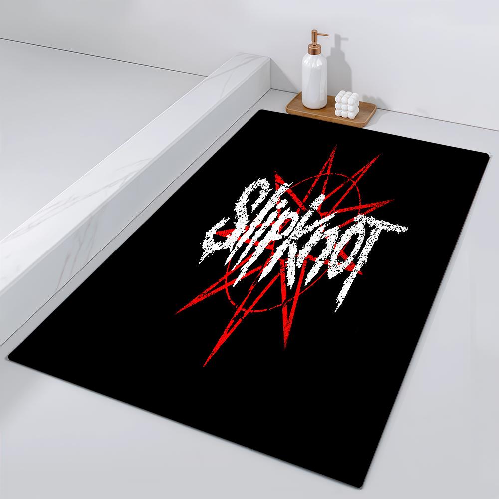 

Heavy Door Mat Bedside Entrance Bath Floor Decoration Corridor Band Door S-Slipknot Mat Carpet Living Metal Room Balcony 40cm x 60cm