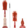 Silicone Bottle Cleaning Brush Cup Scrubber Glass Cleaner Water Cup Container Straw Cleaning Brush Set Kitchen Cleaning Tool