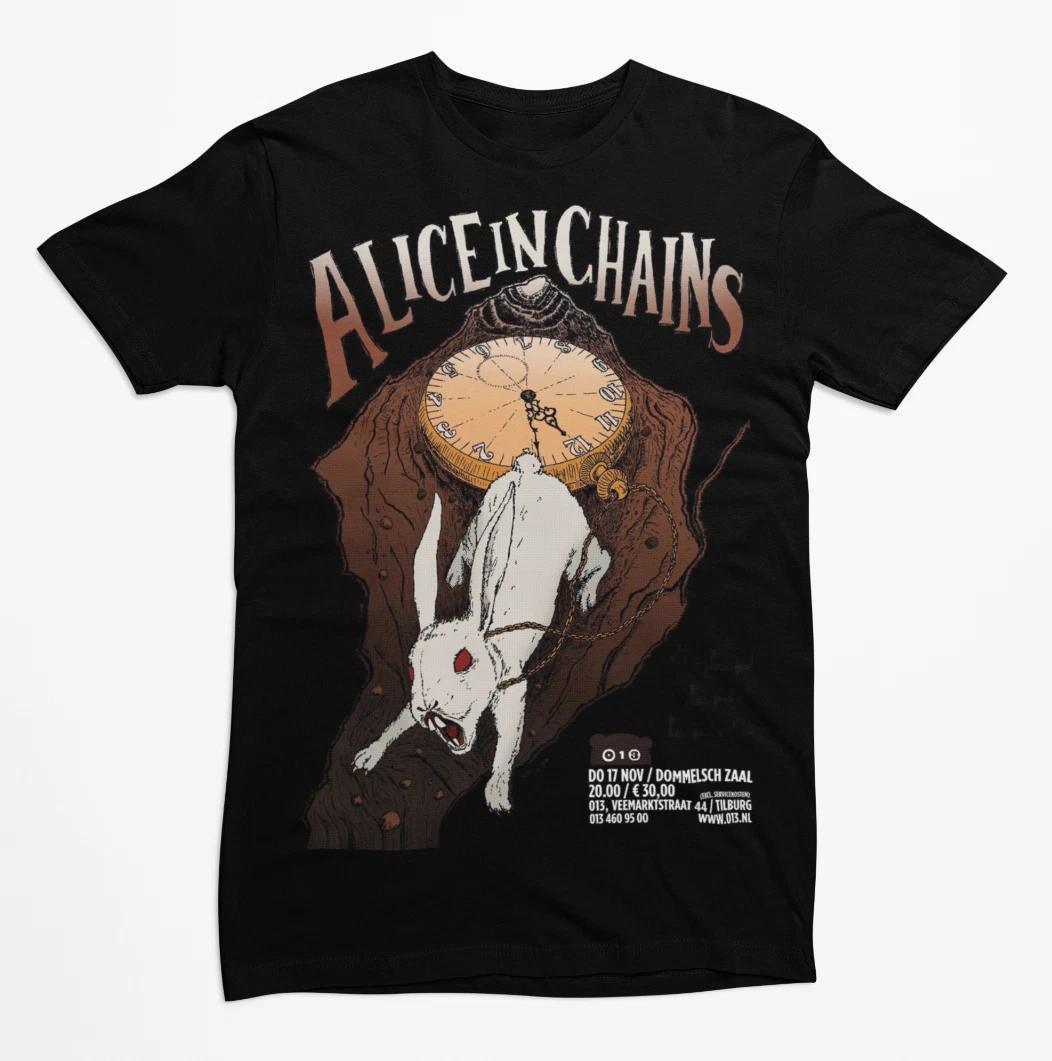 Alice in Chains Gig Poster T-Shirt. 2XL