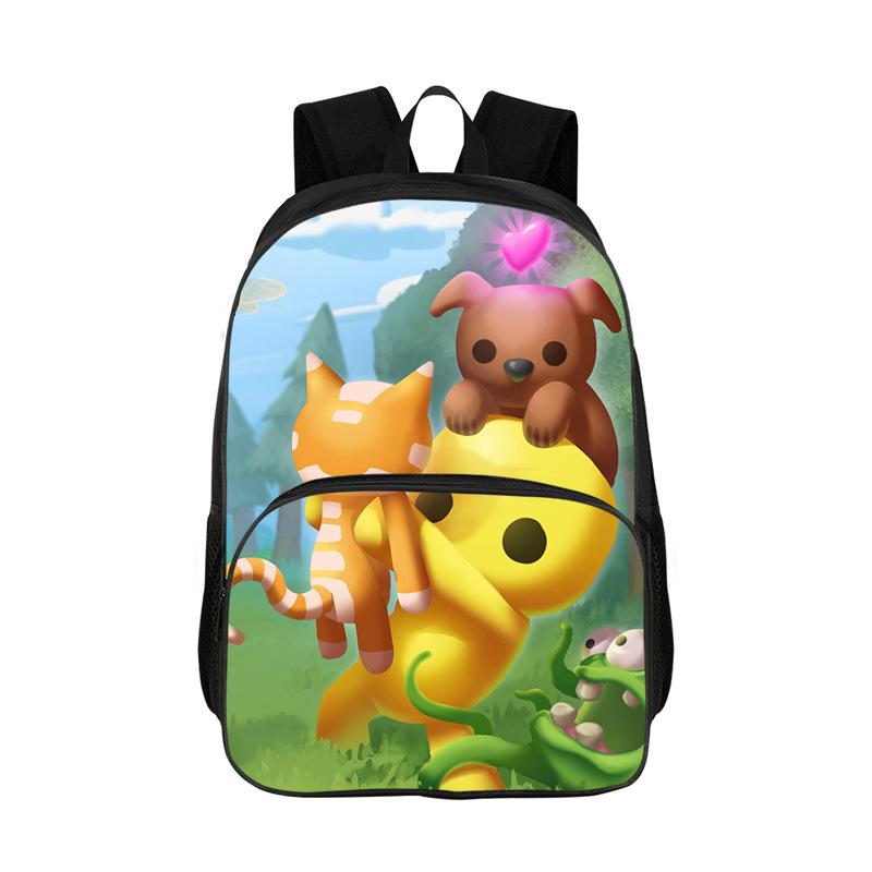 

Wobbly Life Gaming Funny Backpack Elementary High College School Student Hot Games Bookbag Men Women Daypack Sports