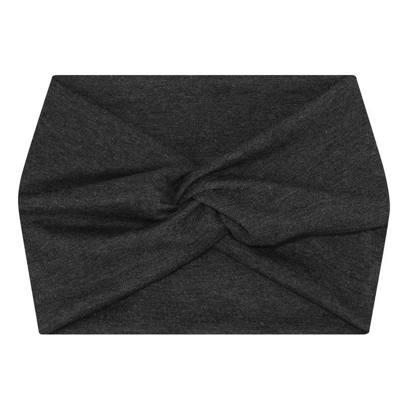 African Extra Wide Elastic Wrap Headband for Yoga and Sports