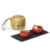 Edenus Ceramic Quick Brew Travel Tea Set - Ruyi Fruit Design