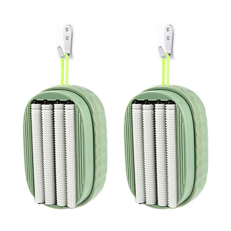 Liquid Dispensing Brush Foam Roller Technology Gentle Fabric Care Ergonomic Home Cleaning Tool J0MC