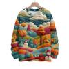 Christmas Sweatshirts For Women Knit Sweater Cute Shirt Fall Crewneck Pullover Tops