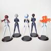 5pcs/set Anime Rei Figure Playthings 13cm Ayanami Rei Gasha Portraits PVC Action Model Collection Dolls Fans Gifts