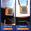 Portable Handsfree Waist Clip Fan With Rechargeable Battery And Builts In LED Light For Outdoor Activity