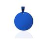 Round Stainless Steel Titanium Dog Tag Pendant with Laser Engraving