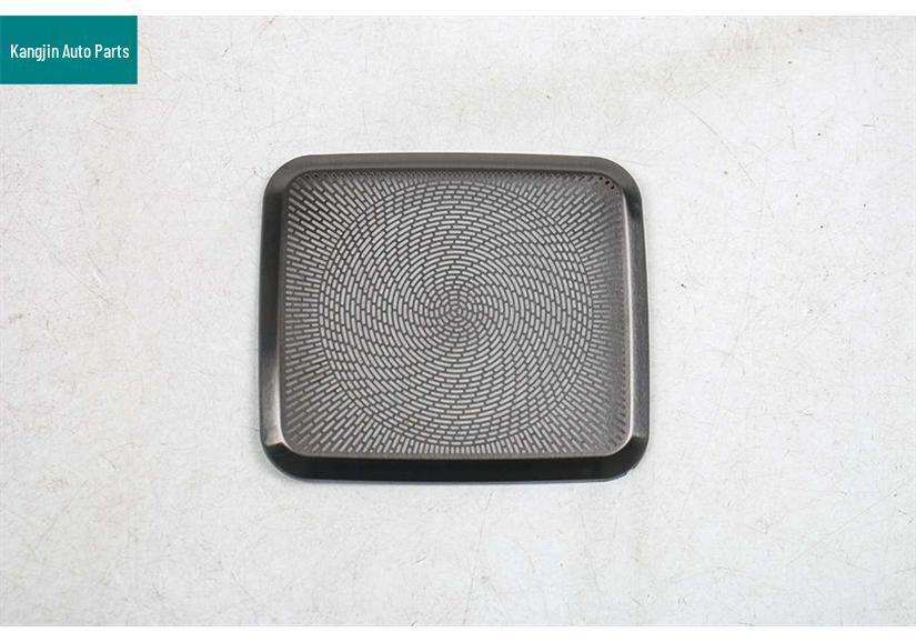 Black Titanium Stainless Steel Speaker Cover for Dongfeng Yipai M8 - Front Panel & Middle Triangle Interior Modification