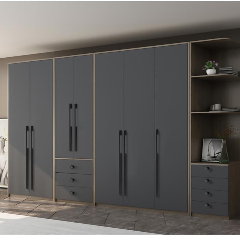Solid Black Lengthening One Meter Cabinet Long Handle Modern Simple Lengthening Cabinet Door Handle