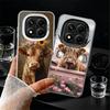 Cute Highland Cow Soft Phone Case for Xiaomi Redmi Note 13 14 15 Pro Plus 12S 12 11S 11 11T 10S 10 Shockproof Cover Back Shell