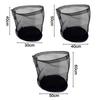 Mesh Soccer Ball Bag Extra Large Drawstring Basketball Storage Bag with Zipper Pocket Volleyball Football Net Pack Gym Bags