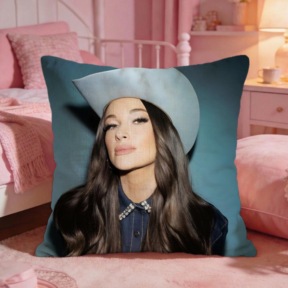 kKacey Musgraves Cushion Cover Premium Comfort Reversible Pillow Cove Two in One Design for Any Room  Car Interior