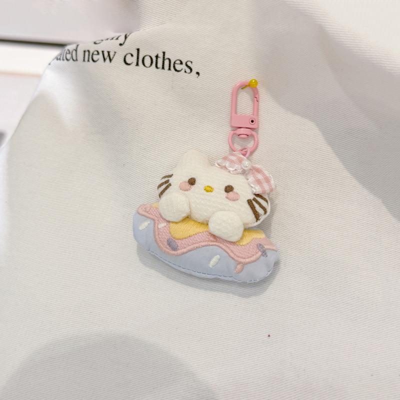 Cartoon Niedliche Kt Katze Plüsch Schlüsselanhänger Lieblich Stoffpuppe Schlüsselring Taschenanhänger Rucksack Hängedekoration Mädchen Geburtstagsgeschenke