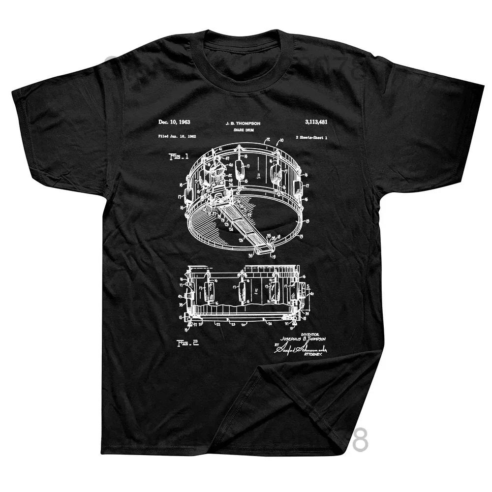 Retro Vintage Drummer T Shirt Graphic Cotton Streetwear Drumming Drumsticks Drumset Drum Set Birthday Gifts Tshirt Men Clothing