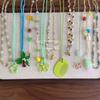 Summer Green Handmade Beaded Choker Necklace Light Luxury Design Clavicle Chain Jewelry 2025 Fashion Accessory