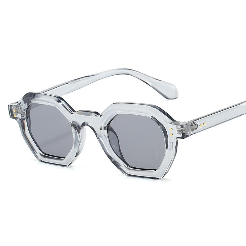 Fashion Polygon Shape Men's Sun Glasses European American Stylish Sunglasses Women Travelling Driving Glasses for Women