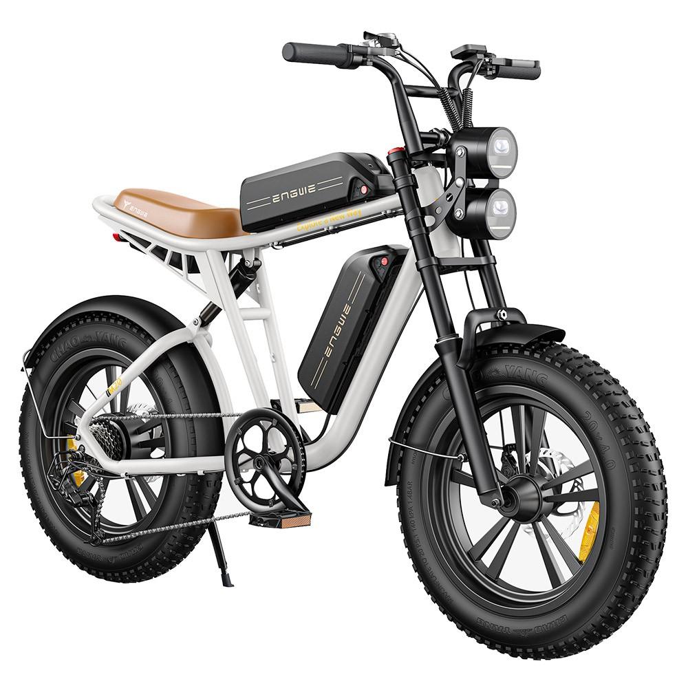 ENGWE M20 2*13Ah Batteries 20*4.0 inch Tires 750W Brushless Motor 45km/h Max Speed Front & Rear Disc Brakes