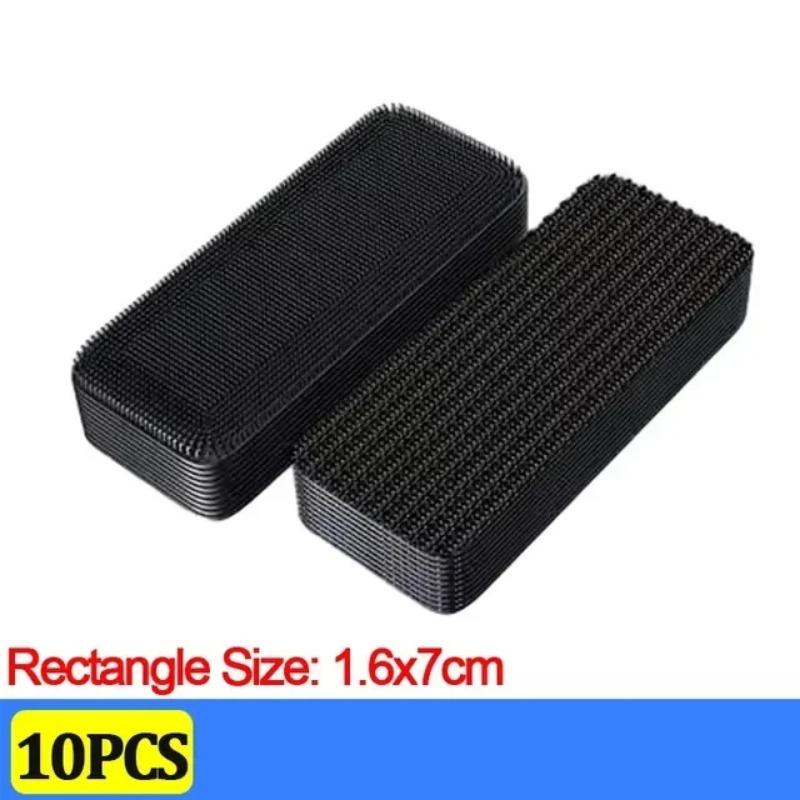 

Наклейки для фиксации ковров 50/1 шт. Двойные высокоадгезивные фиксирующие автомобильные заплатки нескользящий коврик для дома коврики для ног нескользящие ленты для захвата новые Square(1.6*7CM)*10PCS