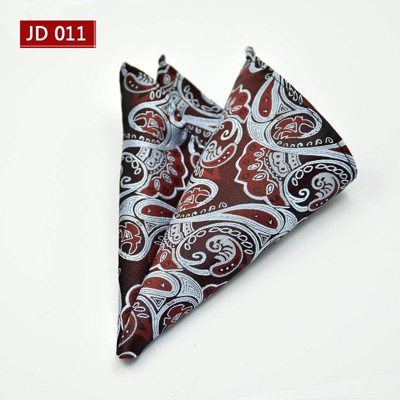 Men's Jacquard Tuxedo Pocket Square Scarf, Foldable, 25cm, New 2025