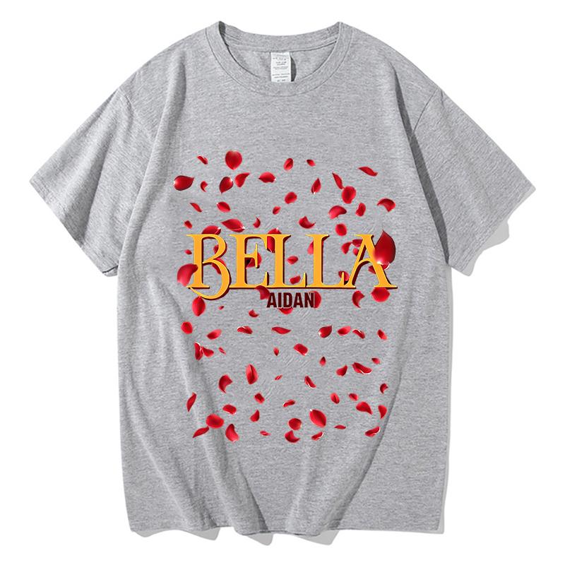 2026 New Aidan Bella Tshirts Summer Unisex Fashion Casual Tees Unisexs Unisexs Outdoor Sports Crew Neck Aesthetic Tops Streetwear