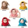 Winter Baby Kids Scarf Hat Hooded Knit