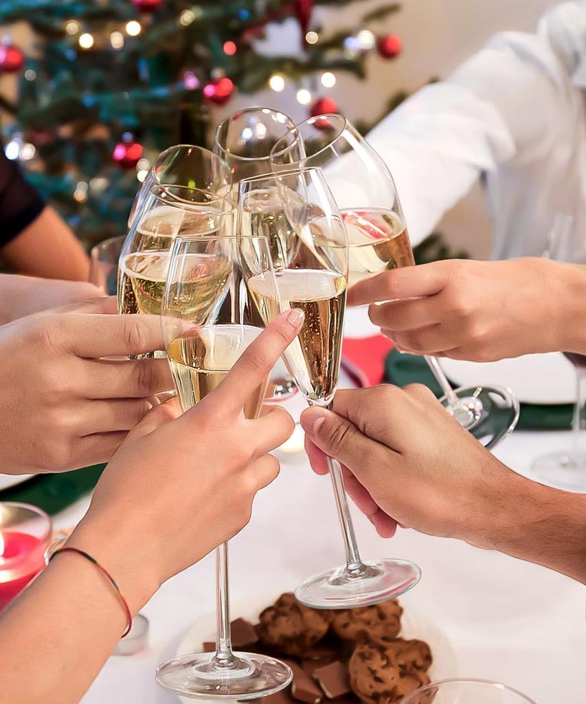 Champagne Champagne Wedding Crafted by Stylish Crystal Glass Morning Plade Glass, Flute, Artisans, (1 Piece)