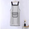 Waterproof Oil-Proof Semi-Transparent TPU Cooking Apron for Adults - Soft Leather, Hand Wiping, and Extended Coverage for Dishwashing.