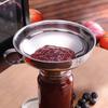 Wide Mouth Funnel with Handles Stainless Steel Kitchen Funnel Cup Jam Salad Dressing Hoppers Filter for Oil Coffee Wine Water