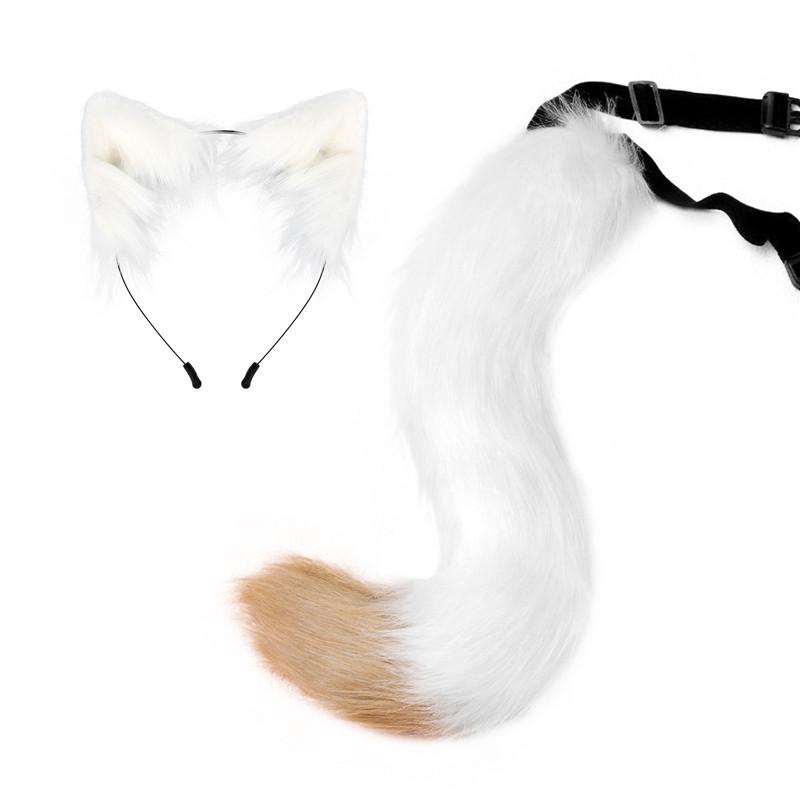 Details about 2020 cat tail ears cos props stage performance plush props customization cosplay Details about 2020 cat tail ears cos props stage performance plush props customization cosplay