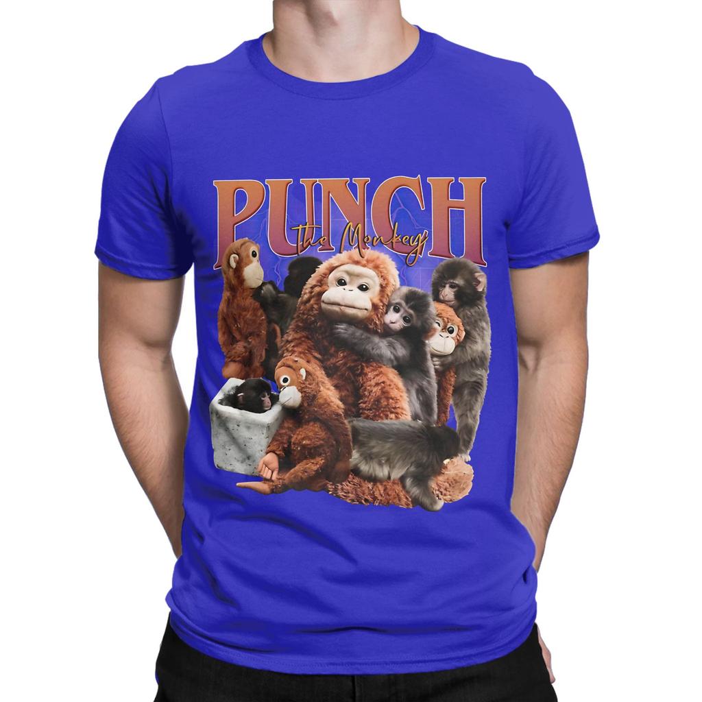 Punch The Monkey Vintage Bootleg Novelty Graphic 100 Cotton Tshirt Bib Punch The Monkey Tops Tees For Unisex