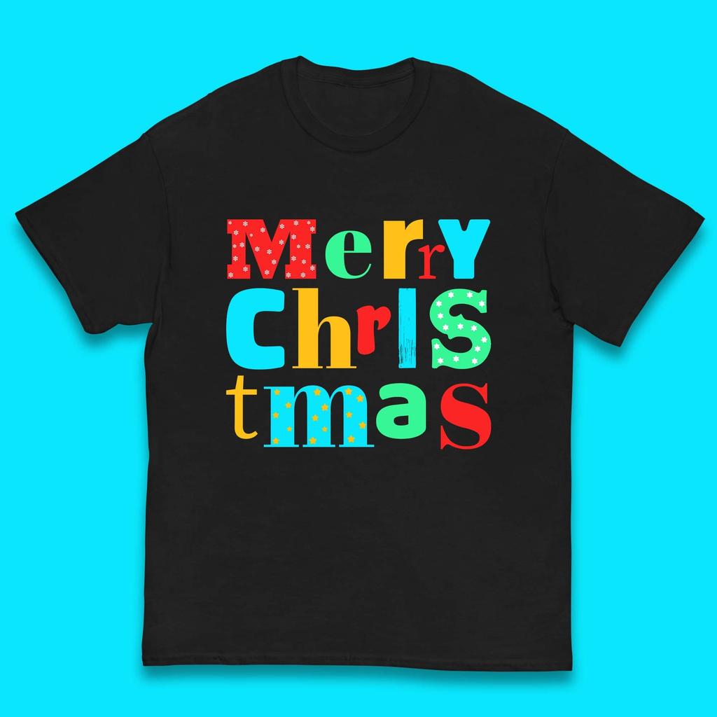 Merry Christmas Kids T Shirt Christmas Top