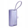 T1- Sharge Flowmini 2Pro Purple Powerbank 5800Mah Usb-C Lightning 22.5W