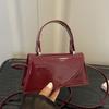 Women Fashion Simple Retro Handbag Korean Style Shoulder Crossbody Small Square Bag