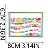 Retro Geometric Cartoon Shape Embroidery Cloth Sticker Denim Jacket Shoes And Hats Ironing Patch Diy Handmade Decorative Embroidery