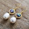 Luxury High-quality E-commerce New Light Luxury Style Pearl Shell Earrings, Earrings, European, American, Japanese and Korean Earrings, Jewelry