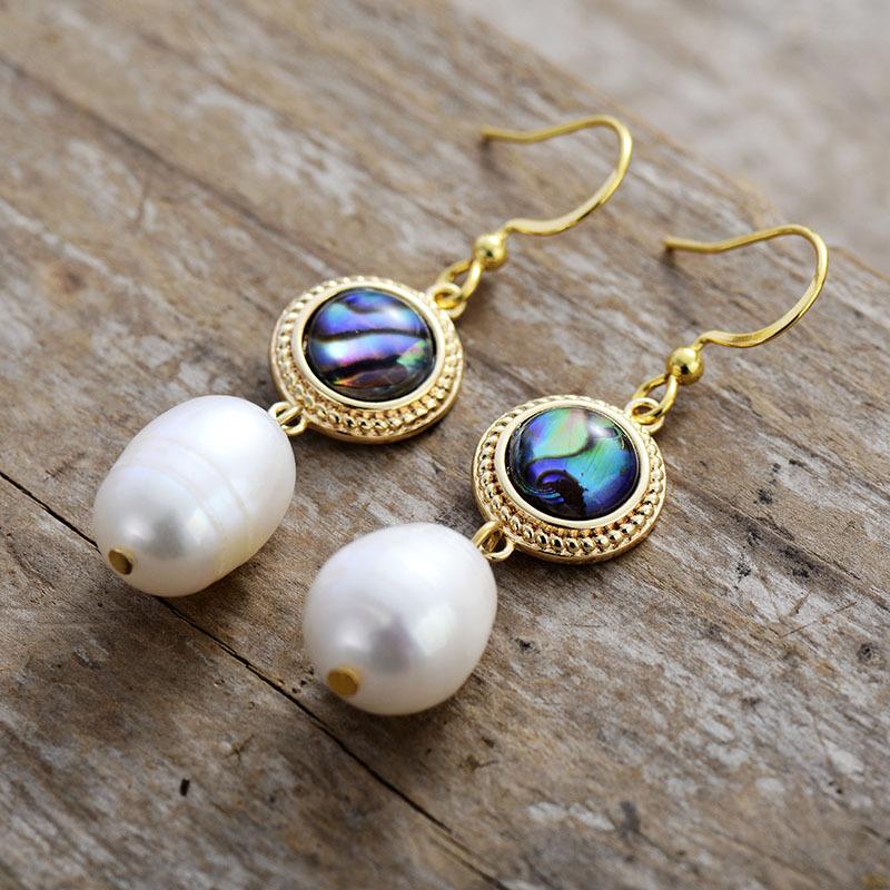 Luxury High-quality E-commerce New Light Luxury Style Pearl Shell Earrings, Earrings, European, American, Japanese and Korean Earrings, Jewelry