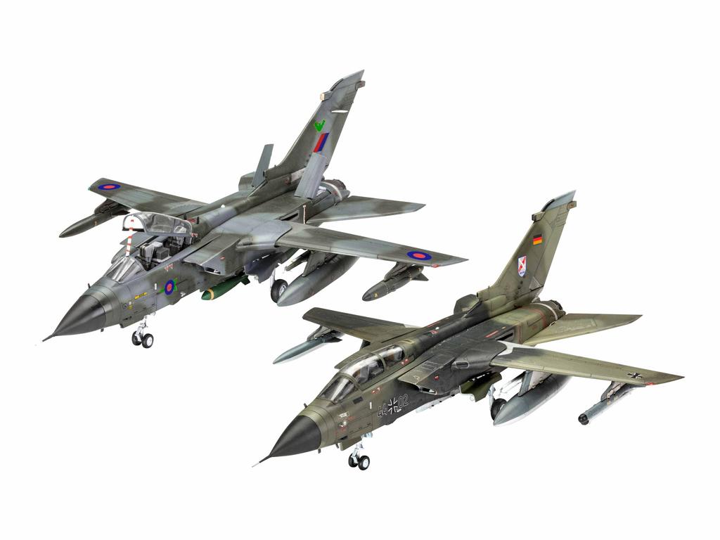Revell 1/72 German/British Tornado 50th Anniversary Twin Pack Plastic Model Kit 03801