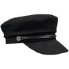 French Black Hat Male And Female Tide Youth Japanese Internet Celebrity Retro British Painter Bere Octagonal Hat