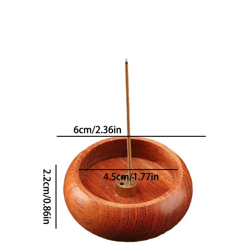 Räucherstäbchenhalter, Aschenfänger, Schüsselform, Räucherstäbchenständer, Räuchergefäß für Räucherstäbchen, Yoga-Raum, Wohnzimmer, Teehaus