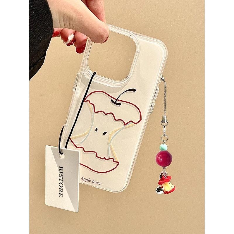 Ins Wind Red Yellow Blue Line Apple iPhone Apple 17/16 Mobile Phone Case 15 White Background IMD14 Set Air