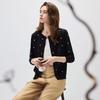 Comon Boca Women's Polka Dot Lyocell Tencel Knit Cardigan