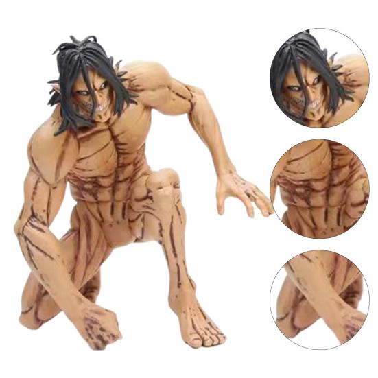 Model Toy Good Craftsmanship Simulated PVC Miniature Attack On Titan Eren Jaeger for Car Decoration